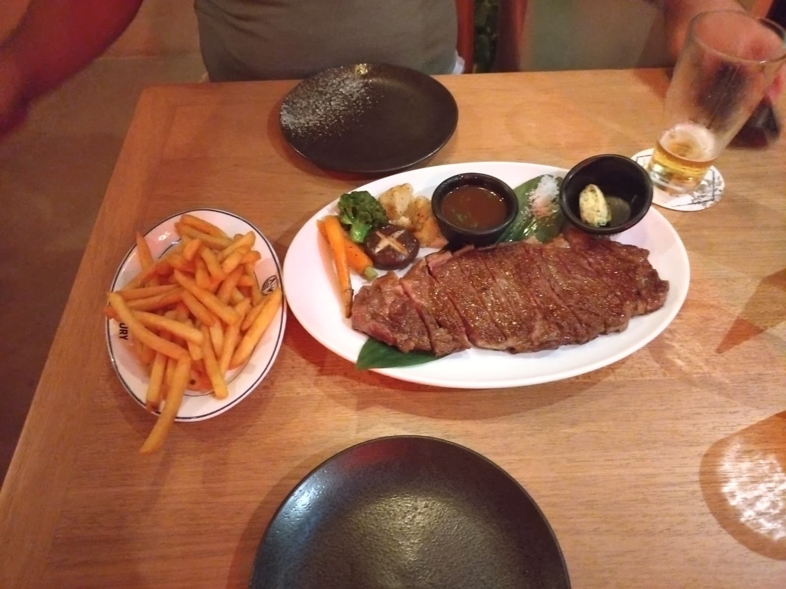 A Wagyu steak